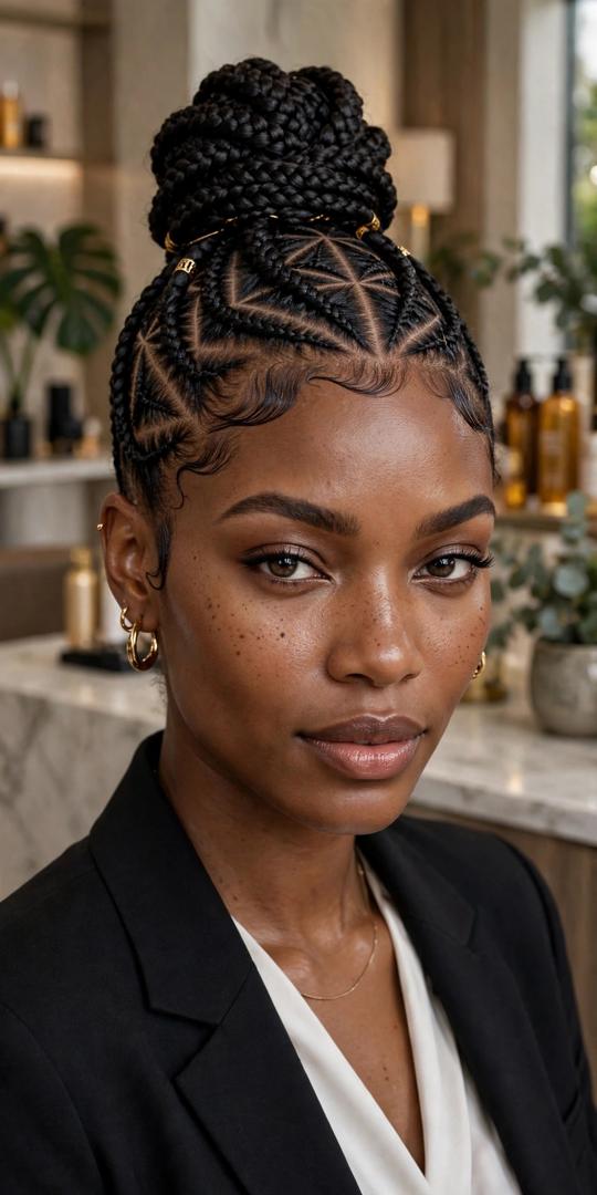 Modern Braided Updo hairstyle inspiration