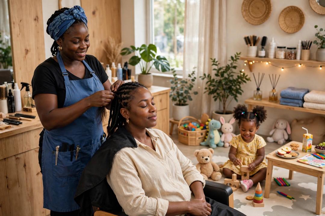 A hairstyle suitable for children