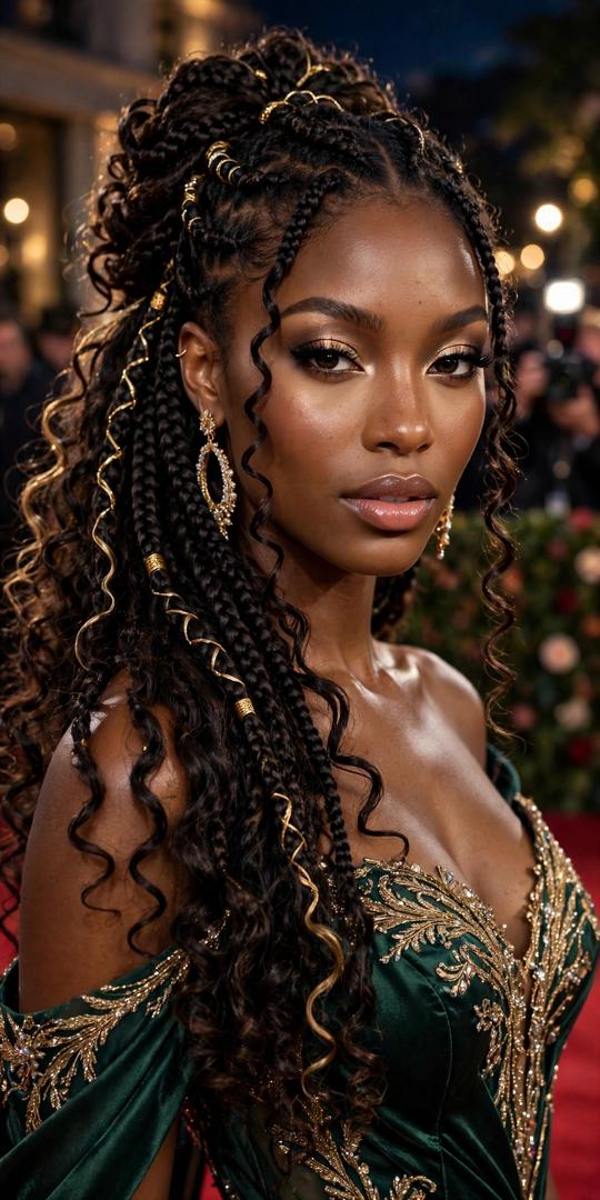 Glamorous Evening Look hairstyle inspiration