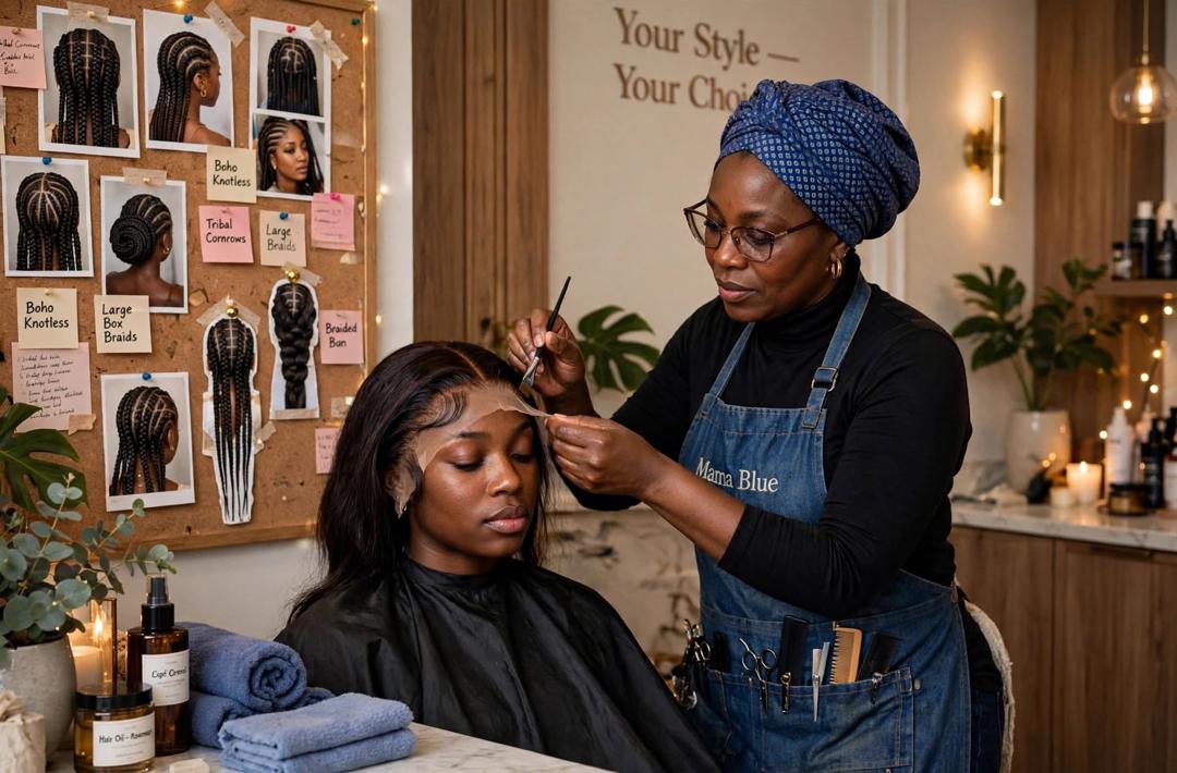 Fashion beauty inspiration for a finished wig look