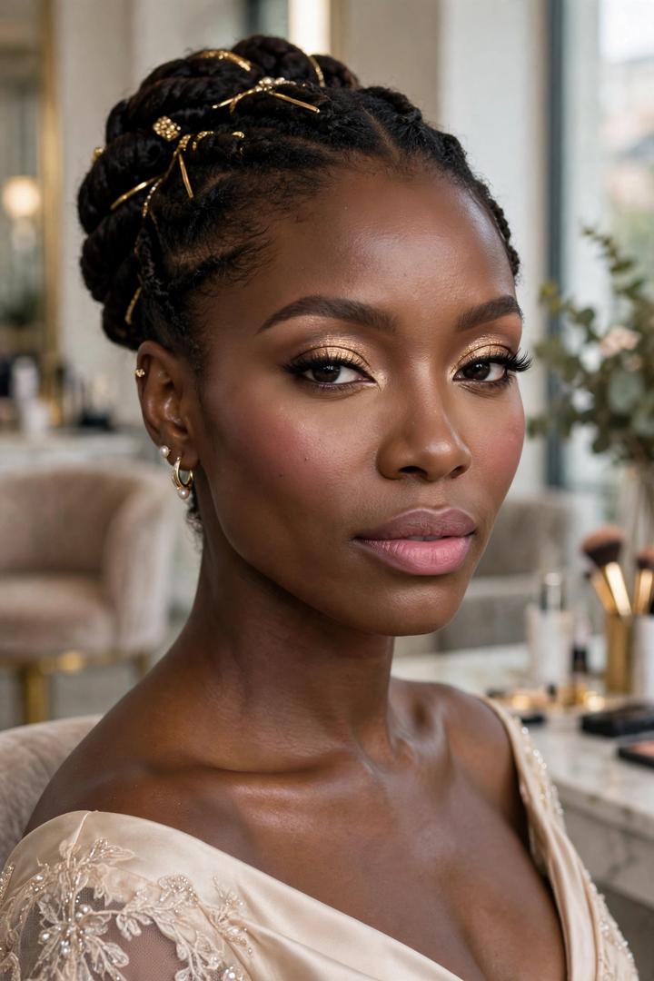 Elegant beauty portrait for a special occasion